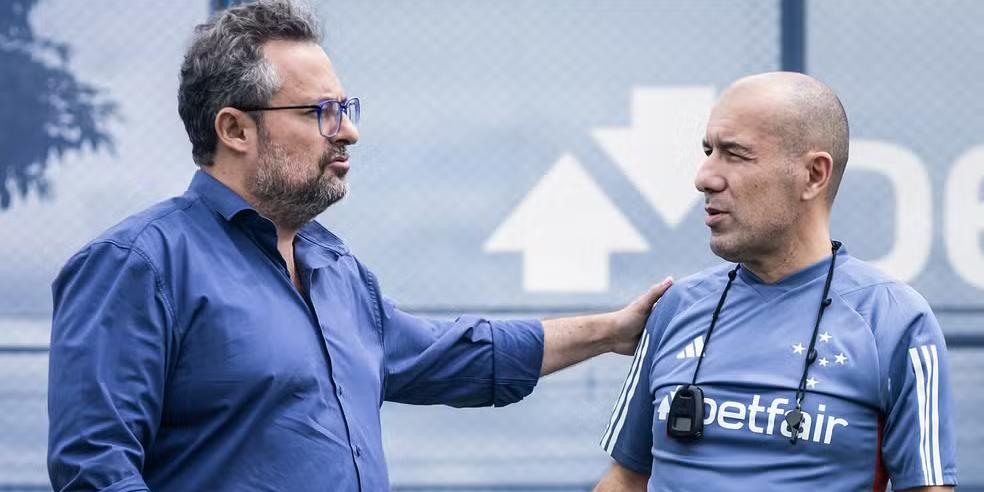 Mattos e Jardim com pensamentos diferentes sobre a Sul-Americana (Gustavo Aleixo / Cruzeiro)