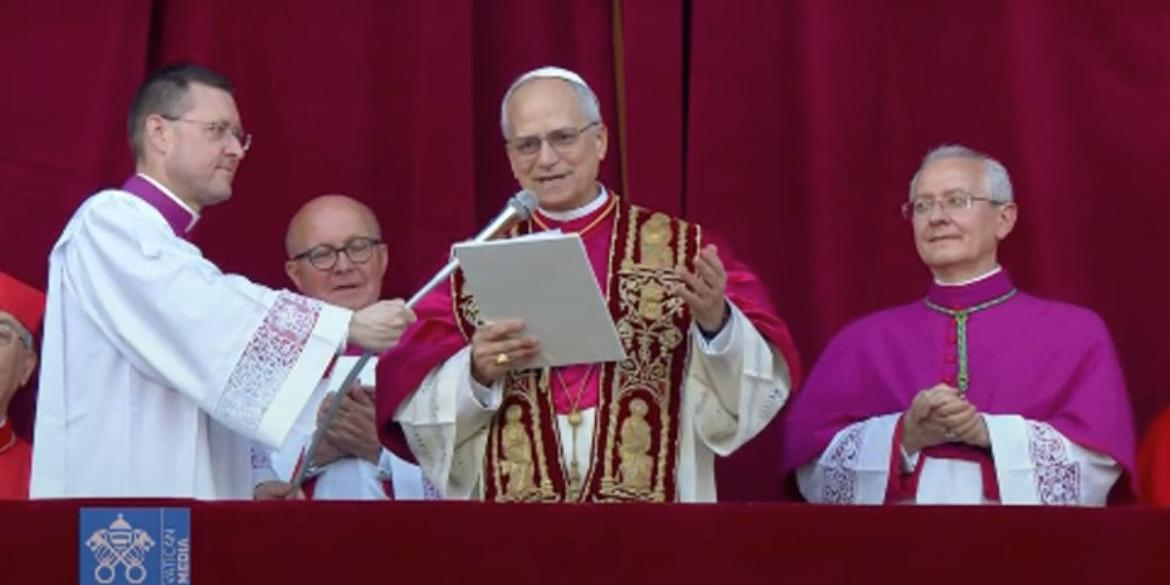Nome escolhido pelo novo pontífice é Leão XIV (Reprodução / Vatican News)