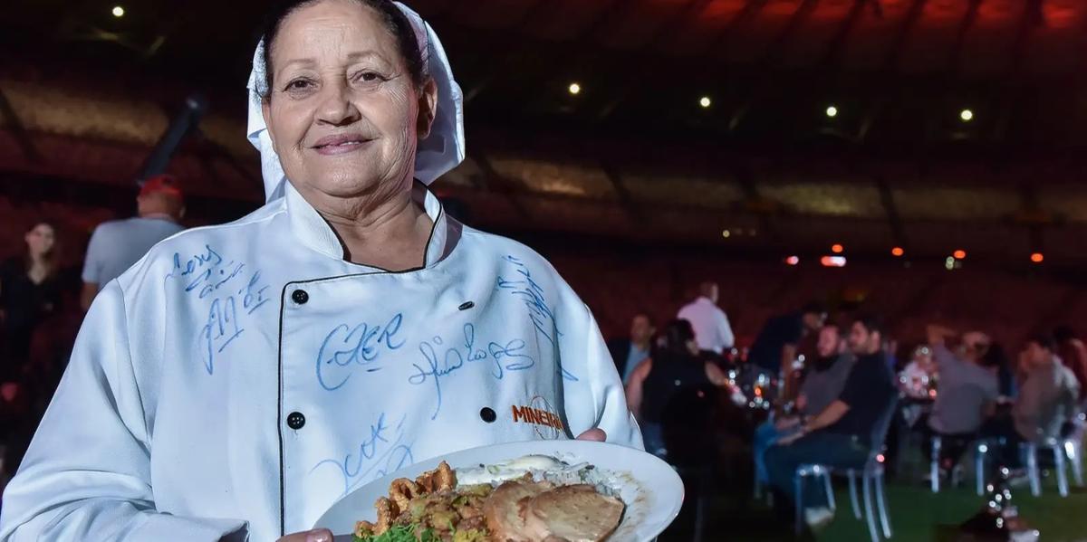 Dona Sônia, figura emblemática do Mineirão, que faleceu nesta sexta-feira (Agência: I7)