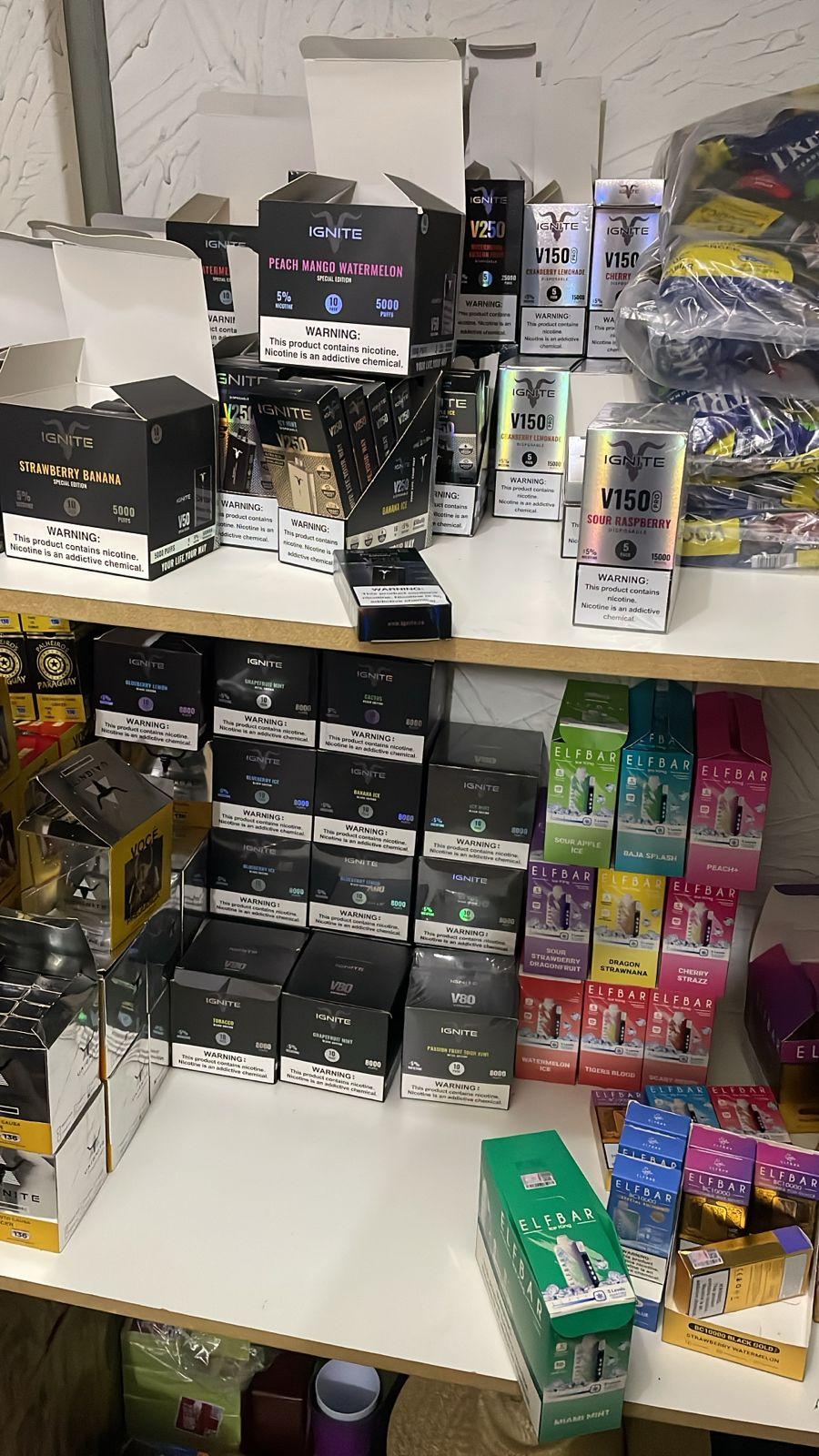 Cigarros eletrônicos (Divulgação/PMMG)