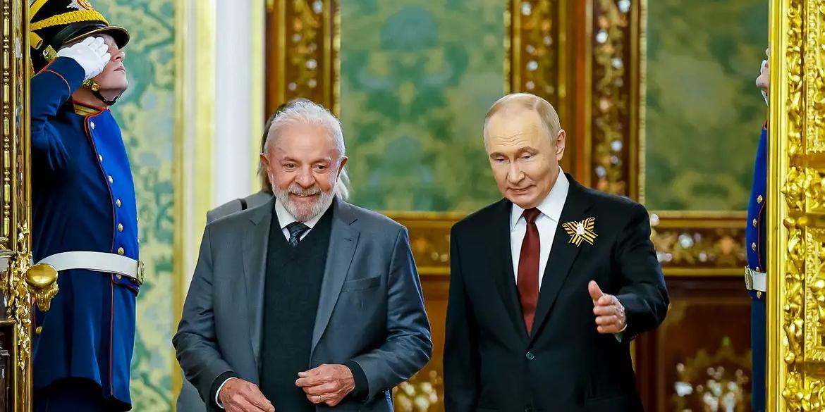 Lula cumpriu agenda em Moscou e disse hoje que o Brasil não pode jogar fora nenhuma oportunidade para a transição energética (Ricardo Stuckert / PR)