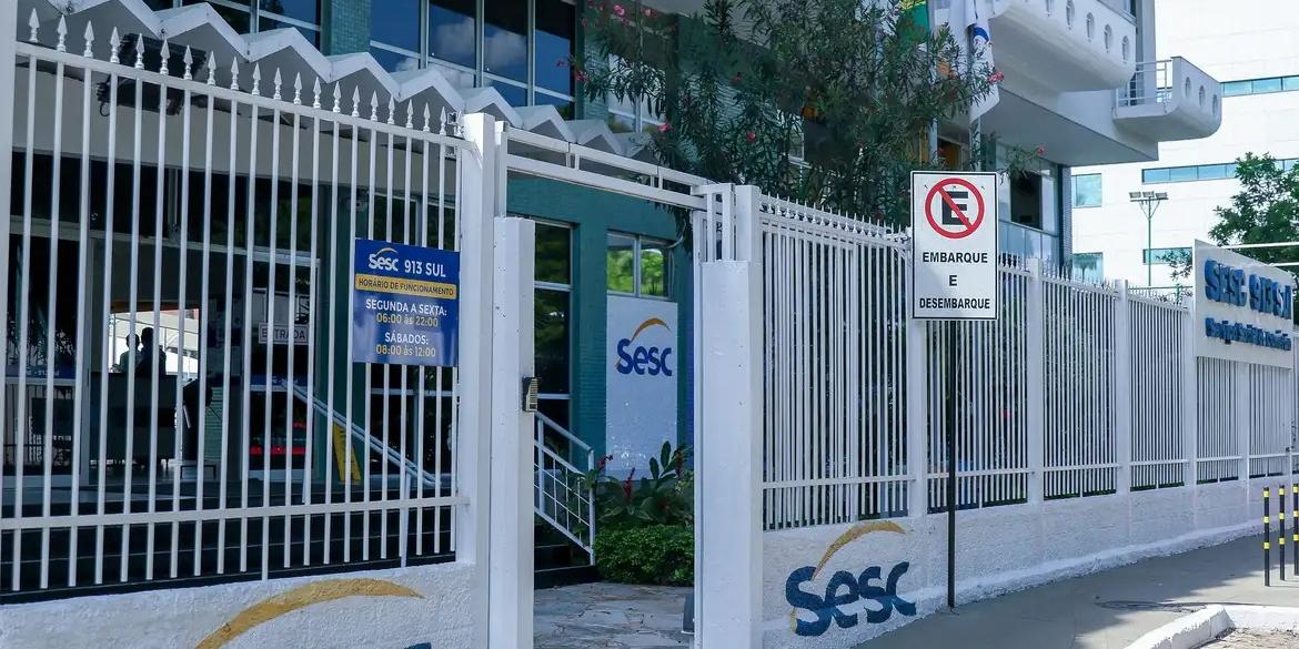 Fachada do prédio do Teatro Sesc Garagem, em Brasília (José Cruz/Agência Brasil)