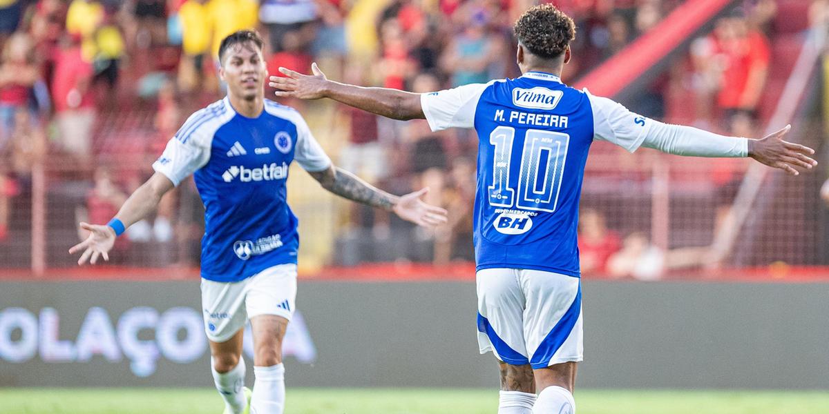 Kaio Jorge e Matheus Pereira balançaram as redes (Rafael Vieira/Cruzeiro)