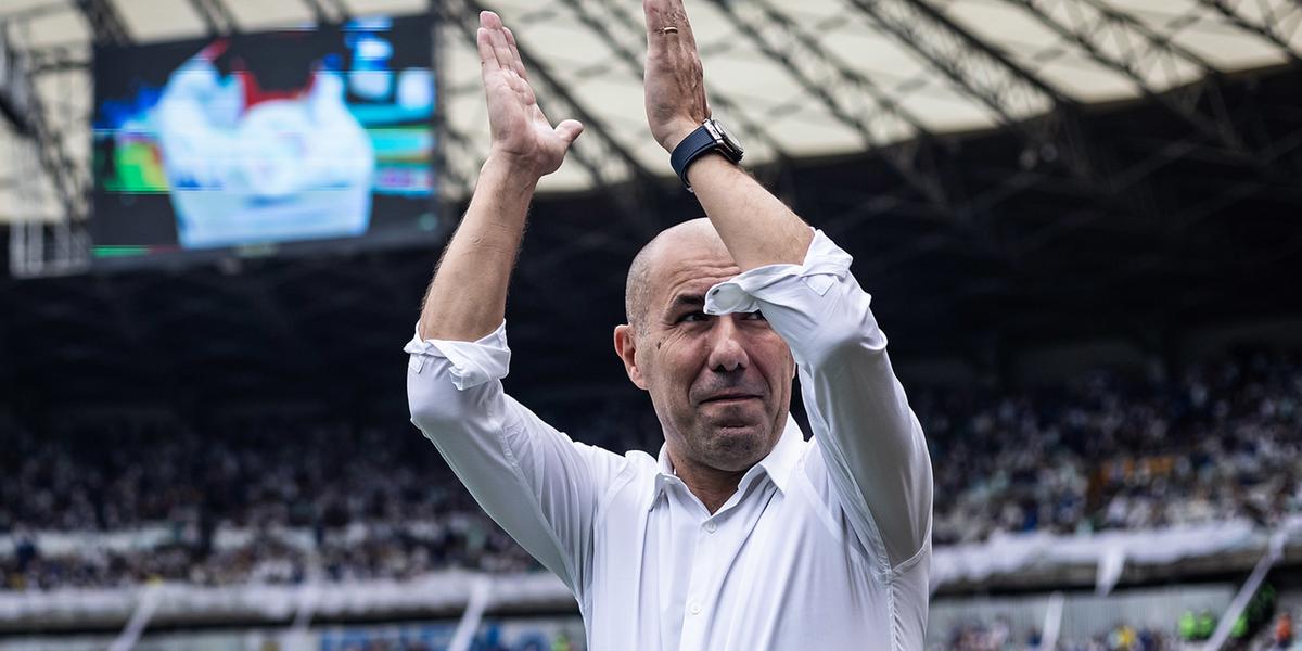 Jardim esteve no Mineirão na derrota do Cruzeiro para o Atlético no Campeonato Mineiro (Gustavo Aleixo/Cruzeiro)