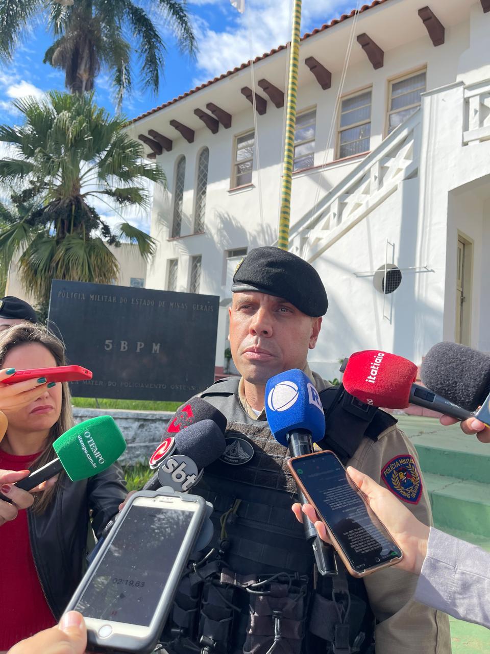 Tenente Germano Rubens, da PM, participou da prisão dos membros da 'gangue da marcha a ré' em BH (Valéria Marques/ Hoje em Dia)