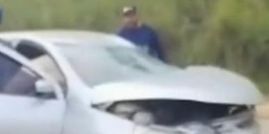 Acidente ocorreu na altura do km 75 na BR-262, em Matipó, na Zona da Mata mineira (Reprodução/ TV Globo)