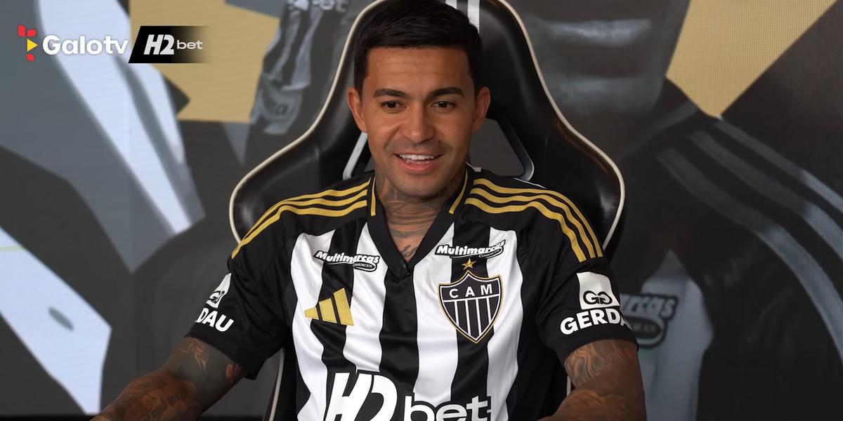 Dudu fala de relação com Cuca para acertar com o Galo (Reprodução / Galo TV)