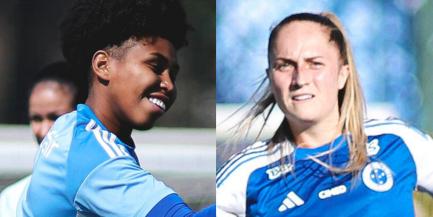 Camila e Isa Hass são convocadas para amistosos contra o Japão (Montagem / Foto: Gustavo Martins - Cruzeiro)