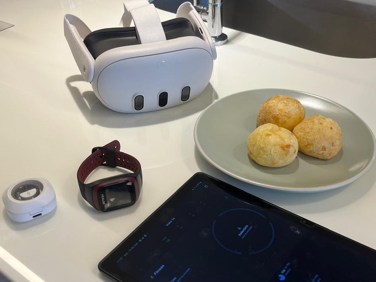 Óculos de realidade virtual que pode ser usado tanto para facilitar a adesão a atividade física, promovendo bem-estar, quanto no tratamento de estresse pós-traumático; relógio para medir a ingestão calórica e de água; e aplicativos capazes de fazer a leitura exata da composição de alimentos, indicando a quantidade de carboidratos e proteínas em um pão de queijo, por exemplo, estão no radar de soluções e inovações em saúde que a Horizontes Hub pretende oferecer (Ana Paula Lima)
