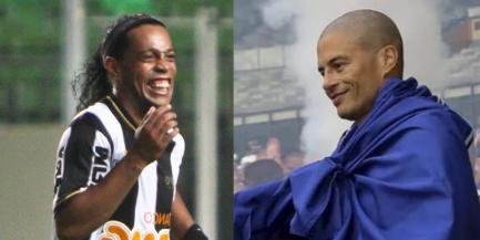 Ronaldinho Gaúcho e Alex Talento voltarão ao Mineirão para jogo festivo (Montagem / Foto: Bruno Cantini - Atlético / Washington Alves/Light Press/ Cruzeiro)
