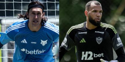Cássio e Everson fazem duelo de arqueiros no primeiro clássico do Brasileirão (Montagem /  Foto: Gustavo Aleixo - Cruzeiro / Pedro Souza - Atlético)