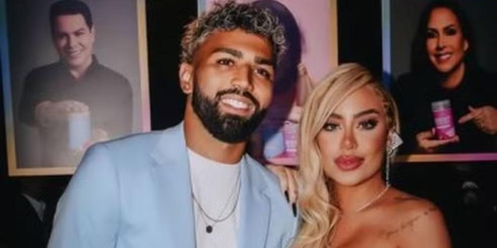 Gabigol e Rafaella Santos namoraram pela primeira vez em 2017, quando o atacante ainda jogava no Santos (Reprodução/ Redes Sociais)