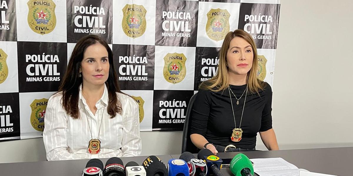 Delegadas Juliana Califf e Larissa Mascotte (Valéria Marques/ Hoje em Dia)