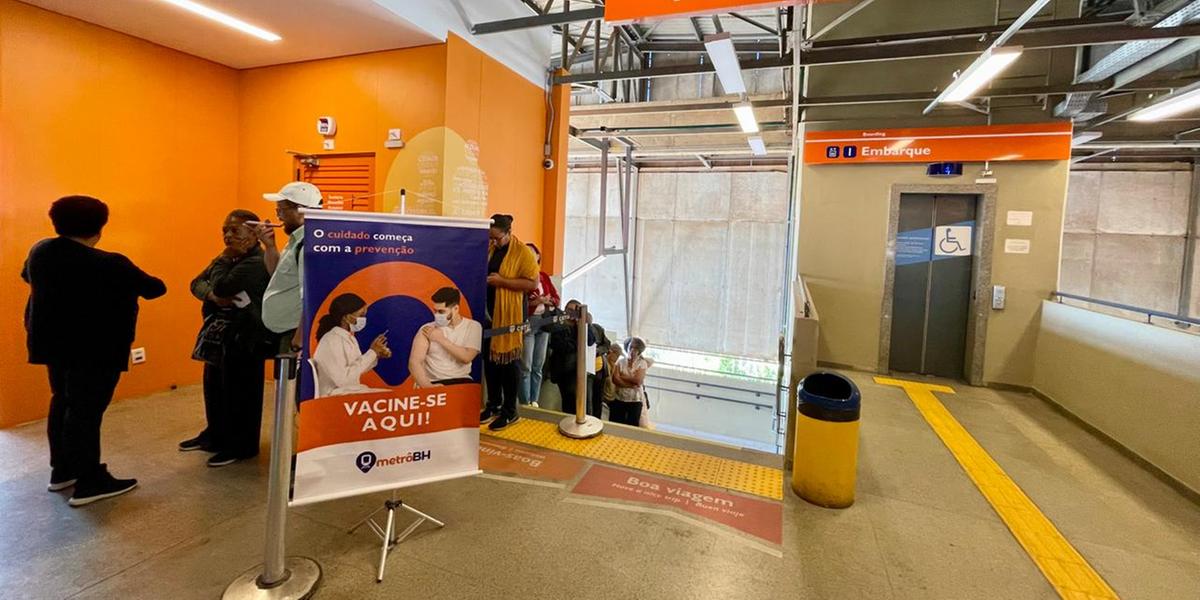 Estações Minas Shopping e São Gabriel podem receber campanha de vacinação contra a gripe na semana que vem (Valéria Marques/ Hoje em Dia)