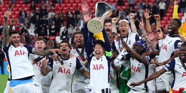 Tottenham superou o Manchester United e conquistou a Europa League (Reprodução/X @SpursOfficial)
