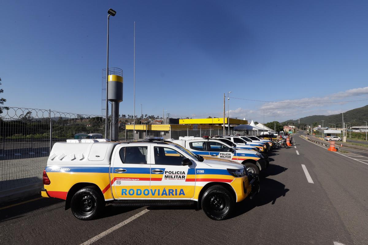 5ª Companhia do Batalhão de Polícia Militar Rodoviária (BPMRv), em Poços de Caldas (Cristiano Machado / Imprensa MG)