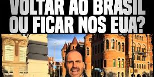 Eduardo se mudou para os EUA em março, onde passou a denunciar perseguição contra seu grupo político e violação de direitos humanos no Brasil (Reprodução / Instagram @bolsonarosp)