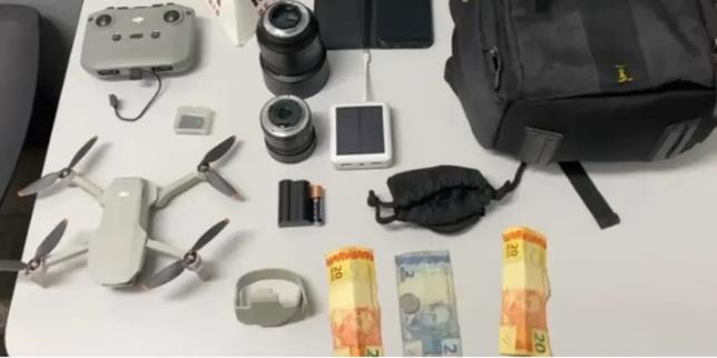Receptador, de 53 anos, devolveu os produtos e disse não saber que eram furtados (PMMG / divulgação)