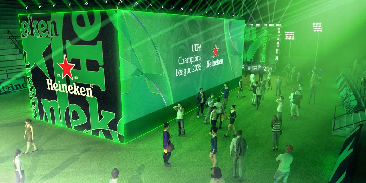 Watch Party simulará a atmosfera de um estádio, com experiências que pretendem levar a emoção de Munique — cidade-sede da partida — para o Be Fly Hall, na Savassi (Divulgação)