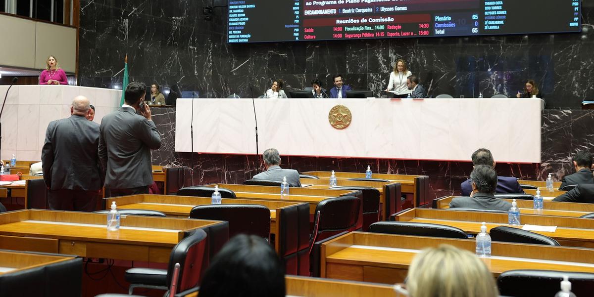 Texto que autoriza a adesão ao Propag foi aprovado em primeiro turno na Assembleia Legislativa de Minas (Henrique Chendes / ALMG)