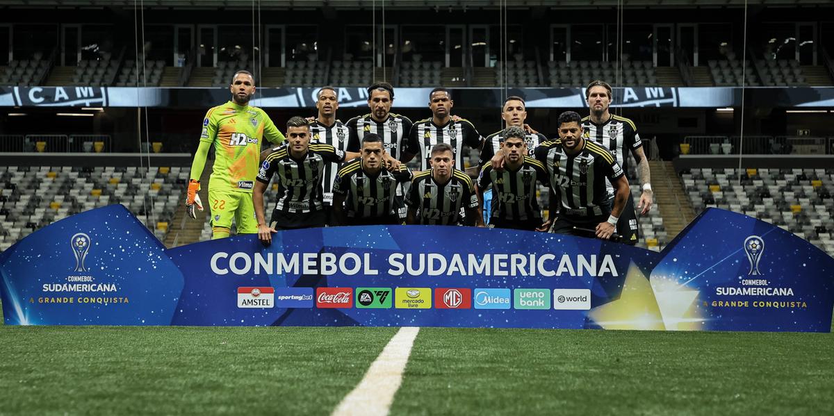 Galo busca a vaga diante do Cienciano na Arena MRV (Foto: Pedro Souza / Atlético)