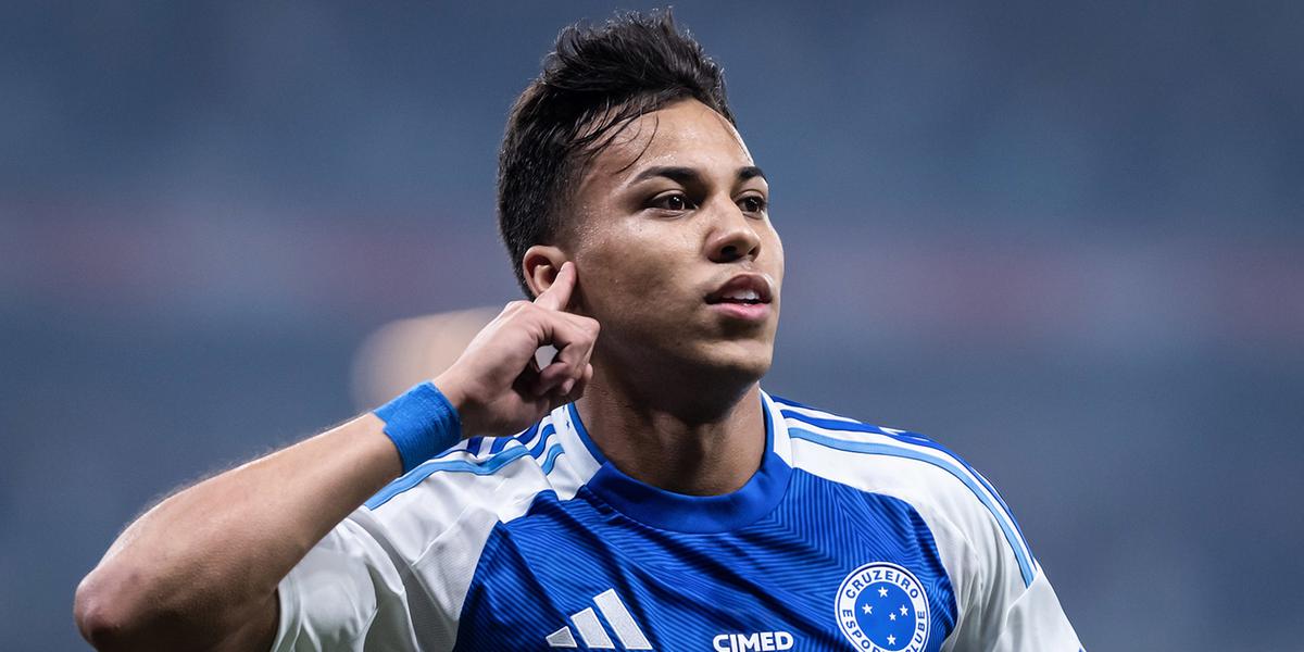 Em fase iluminada, Kaio Jorge marcou os gols da vitória celeste (Foto: Gustavo Aleixo/Cruzeiro)