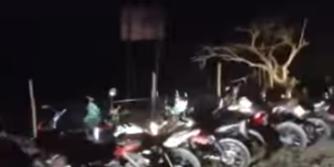 Motos apreendidas na operação (Redes Sociais/Reprodução)