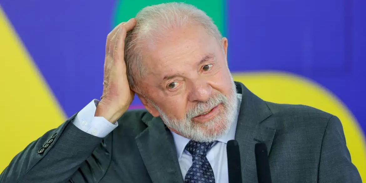 Presidente Lula, durante entrevista coletiva (Fabio Rodrigues-Pozzebom / Agência Brasil)