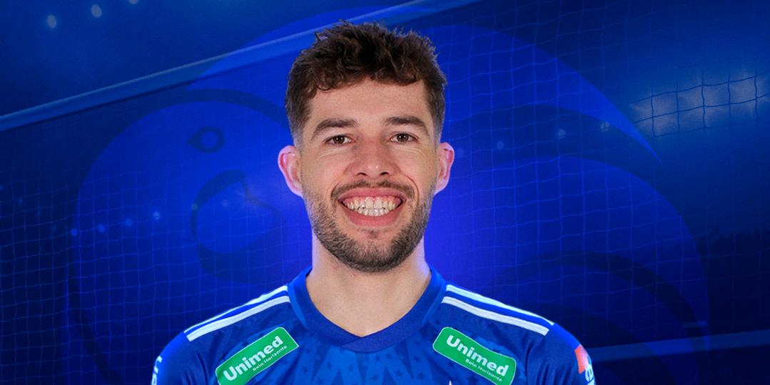 "É uma honra vestir a camisa da principal equipe do Brasil", celebrou Willian, em comunicado enviado à imprensa pelo Sada Cruzeiro (Sada Cruzeiro / divulgação)