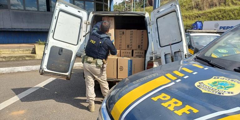 Suspeito já havia sido preso pelo mesmo crime em abril deste ano (PRF / Divulgação)