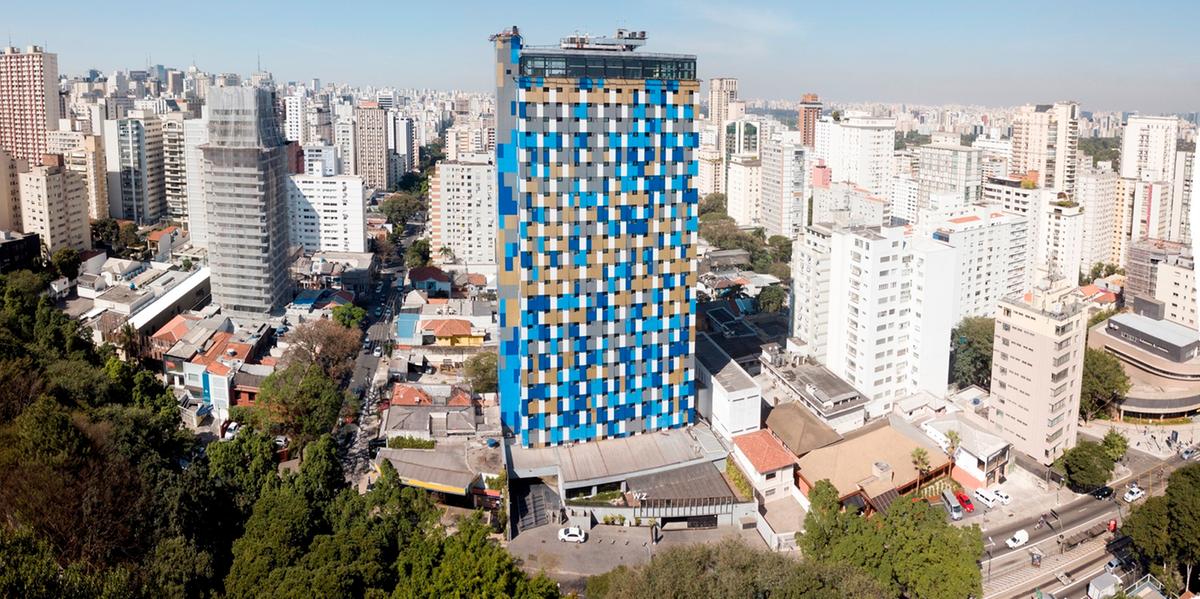 O WZ Hotel Jardins está em um dos melhores endereços de São Paulo, na Avenida Rebouças (WZ Hotel / divulgação)