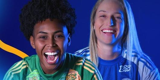 Cruzeiro será representado por Camila e Isa Hass na Copa América de futebol feminino (Reprodução / X Cruzeiro)