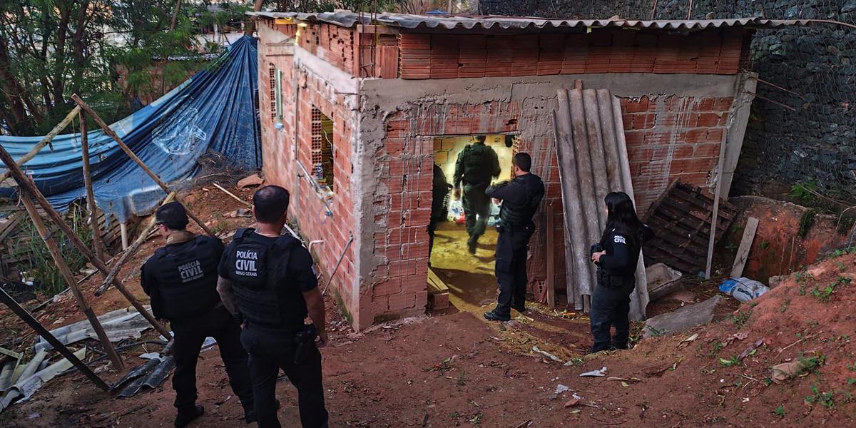 Polícia Civil realiza operação no Morro das Pedras, em BH (Divulgação / Polícia Civil)