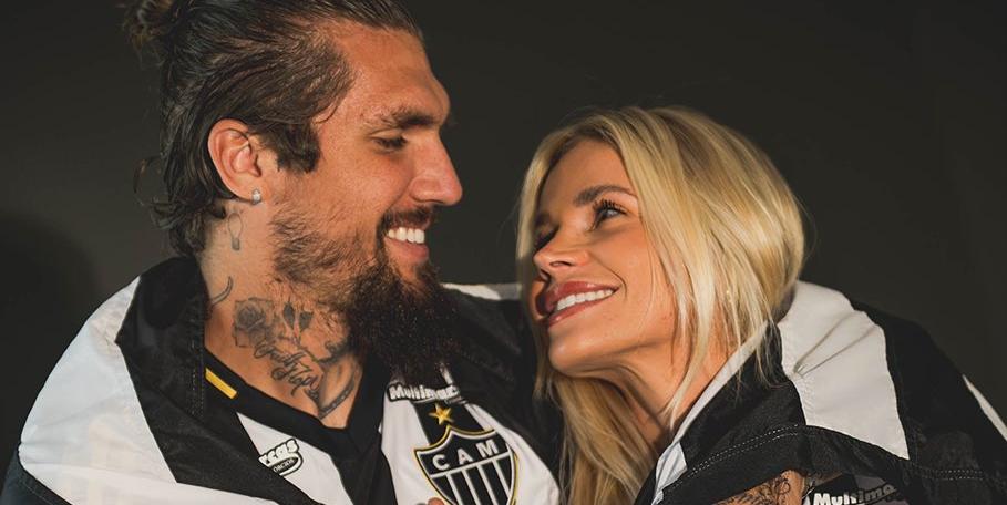 Zagueiro do Galo participa de quiz com a esposa no dia dos namorados (Reprodução / X Atlético)