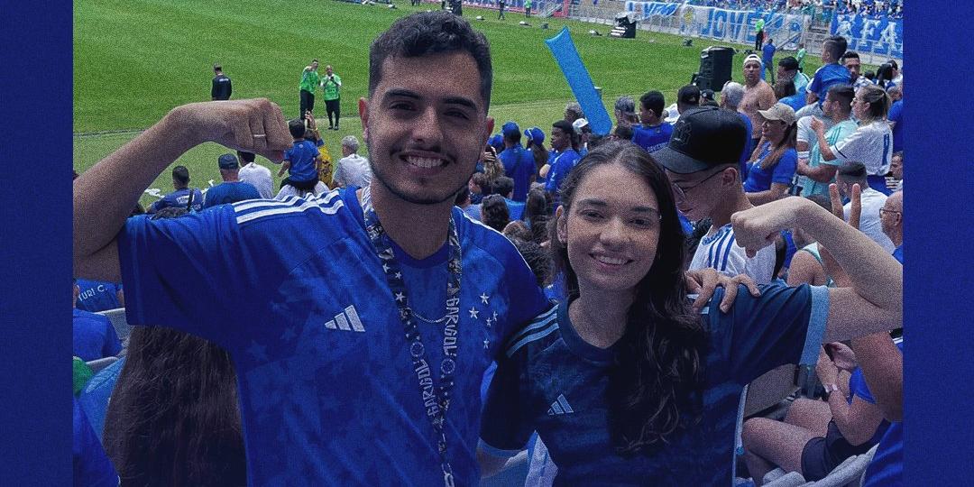 Cruzeiro celebra dia dos namorados com fotos de casais celestes (Reprodução / X Cruzeiro)