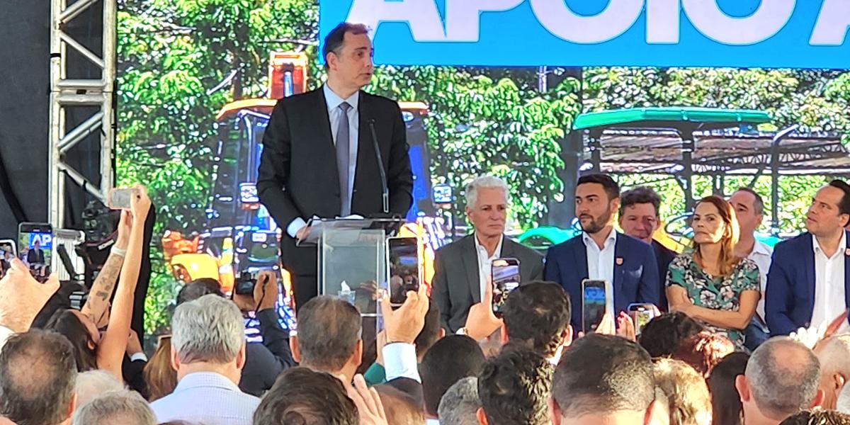 Rodrigo Pacheco foi chamado de 'futuro governador de Minas' pelo presidente Lula (Maurício Vieira / Hoje em Dia)