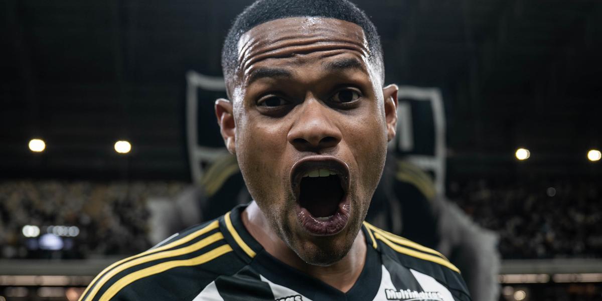 Atacante entrou no segundo tempo e deixou sua marca no fim do jogo (Foto: Pedro Souza / Atlético)