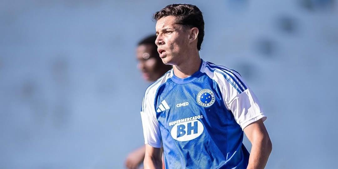 Pablo marcou o único gol da Raposa contra o XV de Novembro, em Uberlândia (Reprodução/ Redes Sociais)