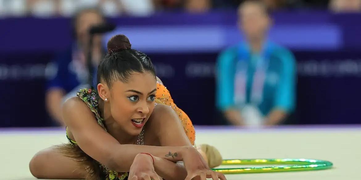 Um dos destaques do Brasileiro, que foi realizado na Arena Carioca 1, na Barra da Tijuca, foi a finalista olímpica Bárbara Domingos, que garantiu o título do individual geral ao somar o total de 113.450 pontos (Ricardo Bufolin/CBG/Direitos reservados)