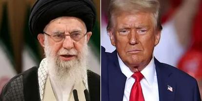 Ali Khamenei e Donald Trump (Reprodução/redes Sociais)