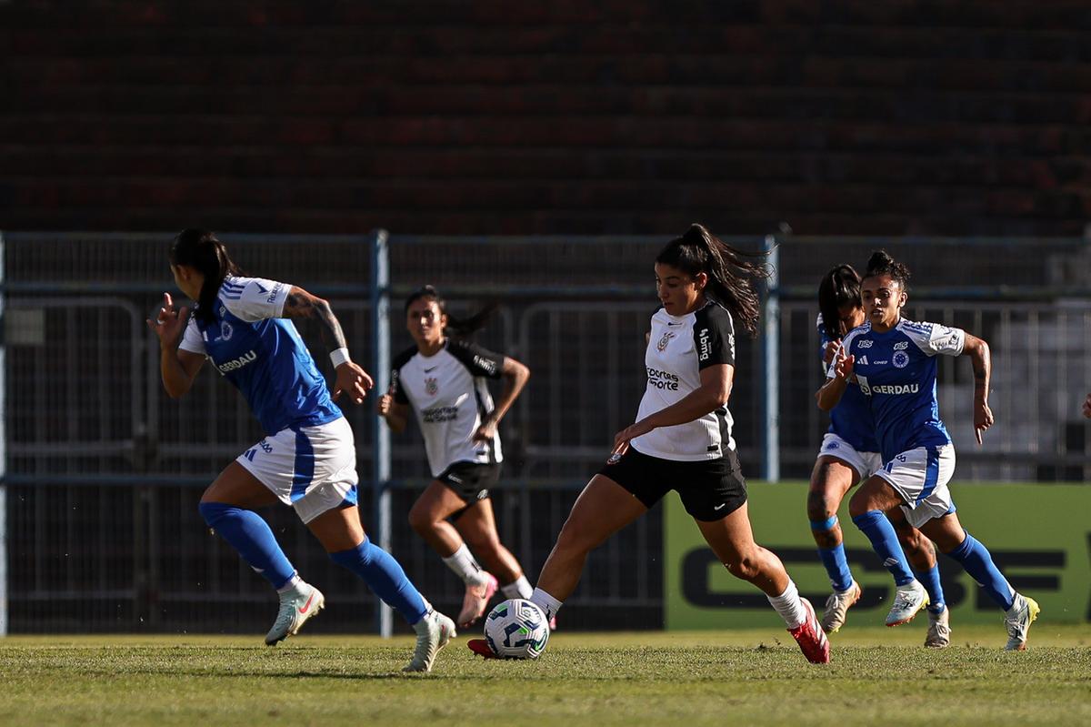 Corinthians acaba com invencibilidade do Cruzeiro no Brasileirão Feminino (Rebeca Reis/ Staff Images Woman/ CBF)