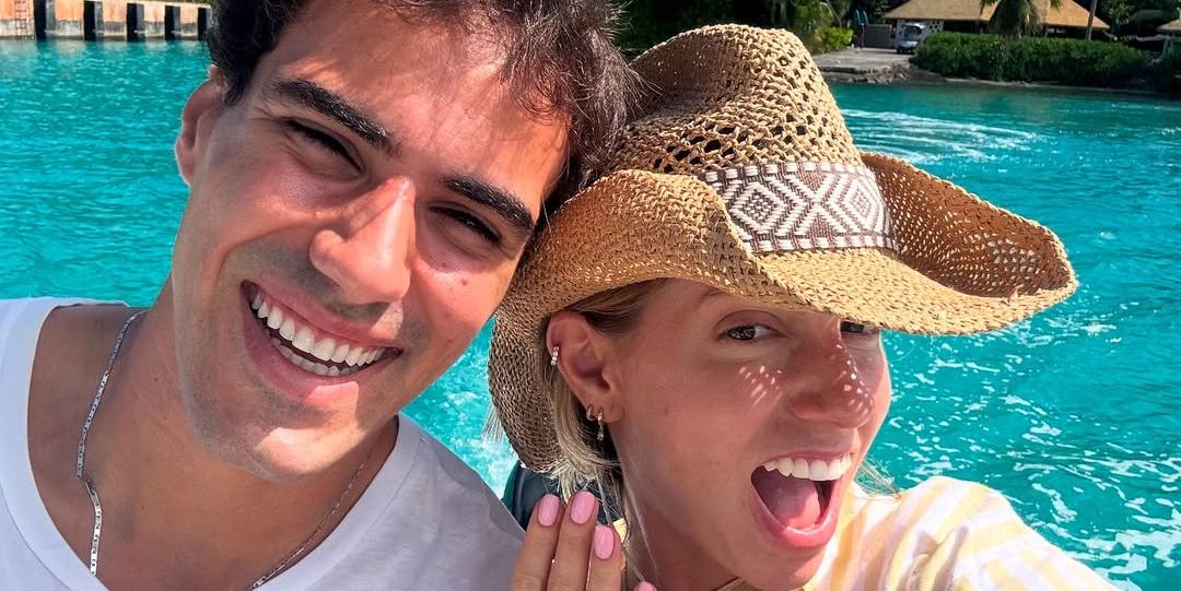 Igor Gomes pede namorada em casamento em ilha paradisíaca da costa leste da África (Reprodução / Instagram Rafaela Rodrigues)