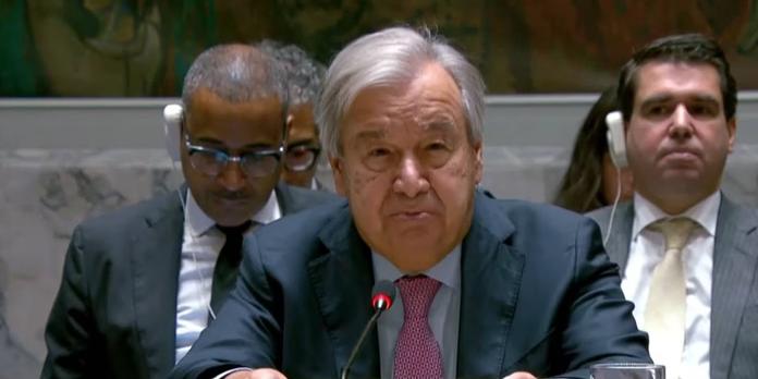 Antonio Guterres, secretário-geral da ONU (Redes Sociais/Reprodução)