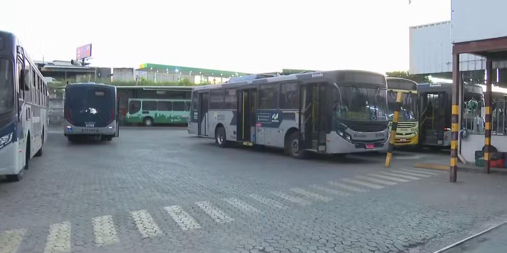 Motoristas realizam paralisação nesta terça em BH (Reprodução/TV Globo)