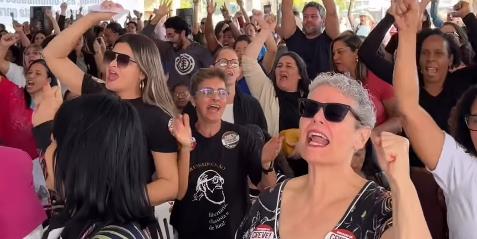 Professores da rede municipal chegam a 19 dias de greves em Belo Horizonte (Reprodução / Instagram Sind-Rede)