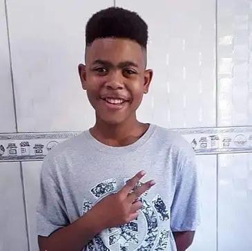 João Pedro, então com 14 anos (Rafaela Santos/Arquivo pessoal)