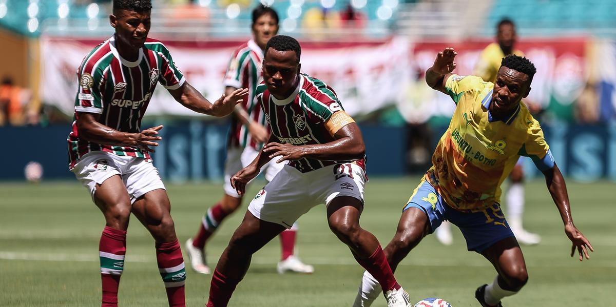 Tricolor segurou a pressão do time africano e se classificou como segundo do grupo (FOTO: LUCAS MERÇON / FLUMINENSE F.C.)