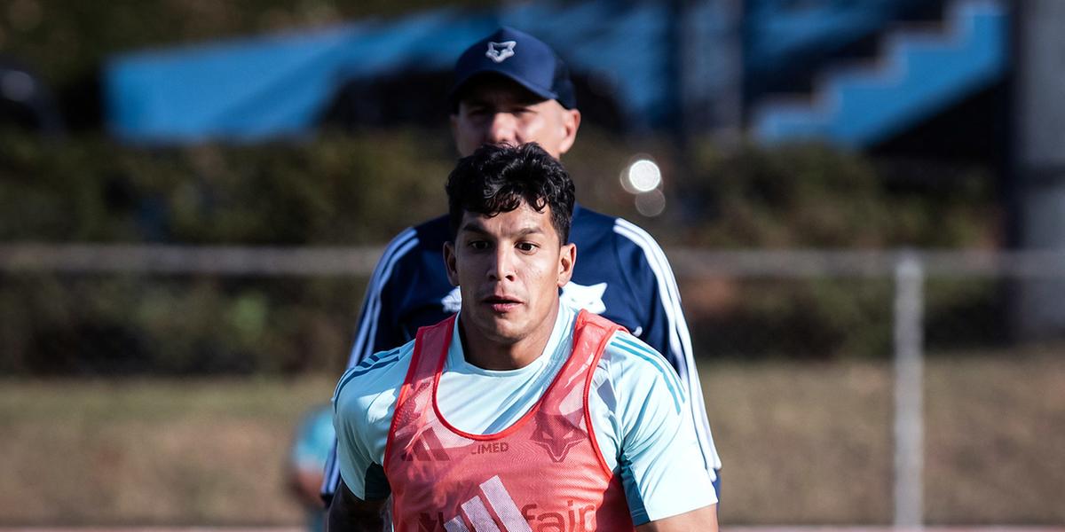 Volante argentino confia no trabalho do técnico português (Foto: Gustavo Aleixo/Cruzeiro)
