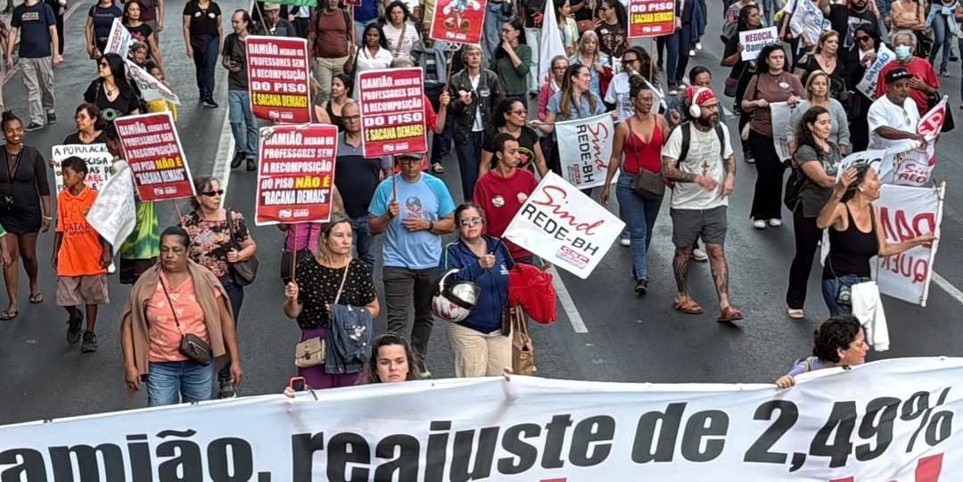 Professores da rede municipal de BH chegam a 22 dias de greve (Sind-Rede/BH)
