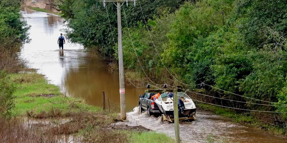 Defesa Civil de Eldorado do Sul pede que moradores não voltem para casa (Bruno Peres/Agência Brasil)
